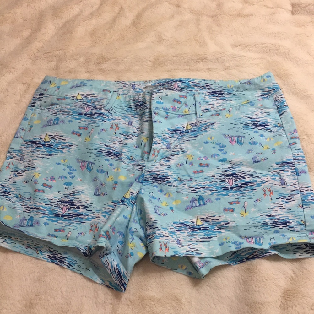 Beach patterned shorts